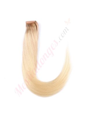 Blond Pâle Ombré Ponytail Cheveux Naturels