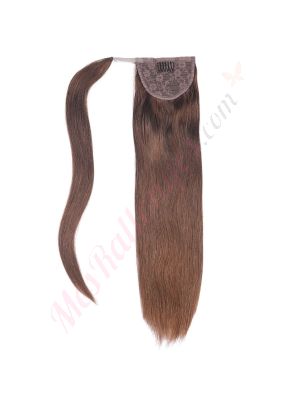 extensions postiches cheveux naturels	Brun #4