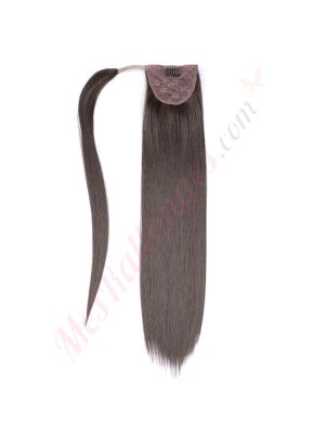 extensions postiches cheveux naturels	Brun foncé #2