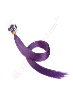 Mauve Micro-Billes Cheveux Naturels