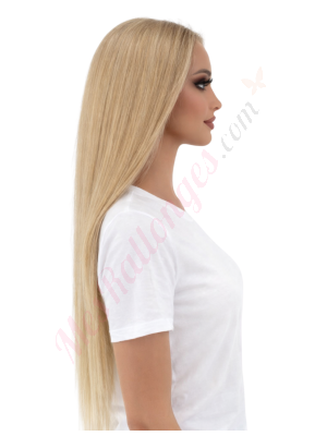 Elodie Blond Beige Doré Perruques En Cheveux Naturels Remy # 4/16/22