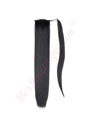 extensions postiches cheveux naturels	Noir foncé #1