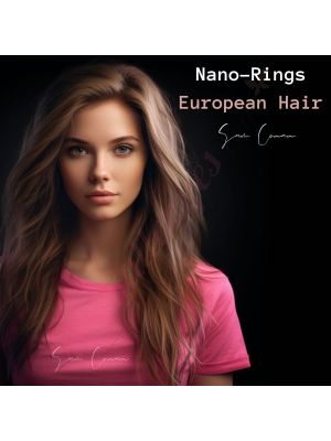Extensions Capillaires Européennes Nano Rings de Luxe Sam Conan™ - 20 Pouces & 180g