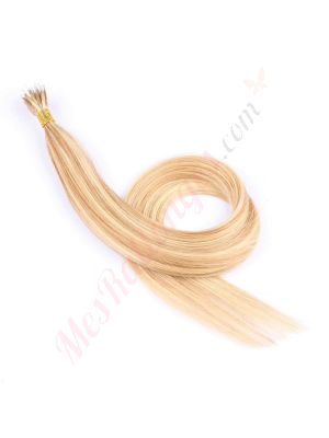 Roux Blond & Blond Platine #27/613 Nano-Rings Cheveux Naturels