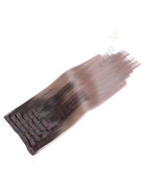 Pastel Ombré À Clips Cheveux Synthétiques [VENTE FINALE]