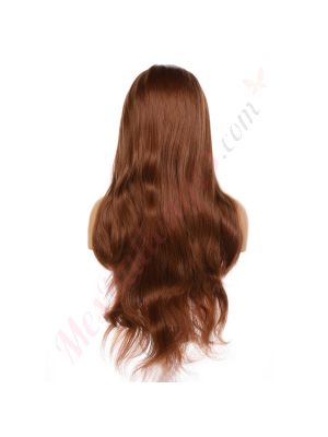 G161111026-v2 - Perruque Longue Cheveux Synthétique Auburn  [VENTE FINALE]