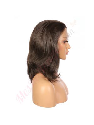 G1611229-v2 - Perruque Courte Cheveux Synthétique Brunette  [VENTE FINALE]