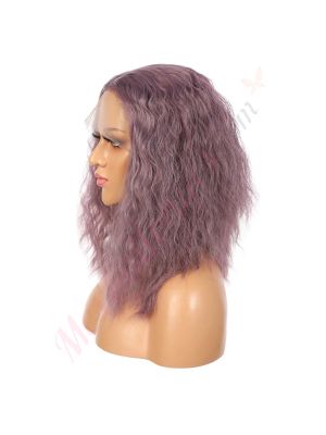G1707320-v2 - Perruque Courte Cheveux Synthétique Mauve [VENTE FINALE]