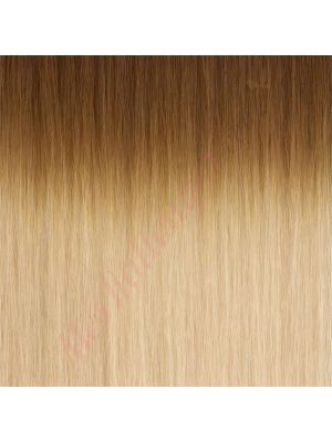 18 pouces Rallonges Bandes Adhésives Cheveux Naturels Remy Ondulés Racine Brun Doux Fondu Blond Vanille #T9A White 45g (PRÉCOMMANDE, EXPÉDITION EN 4 À 6 SEMAINES)