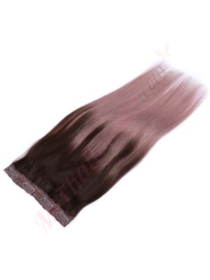 Pastel Ombré Bandes Volumatrices À Clips - Cheveux Humains Naturels