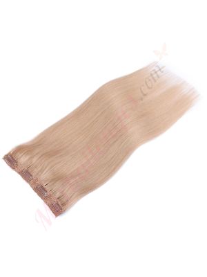 Blond Cendré Bandes Volumatrices À Clips - Cheveux Humains Naturels