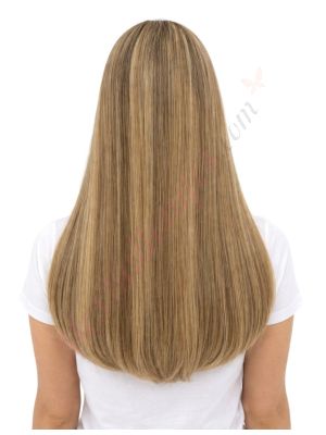 Seraphina Blond beige avec reflets cendrés doux Perruques En Cheveux Naturels Remy # Q8 (PRÉCOMMANDE, EXPÉDITION EN 4 À 6 SEMAINES)