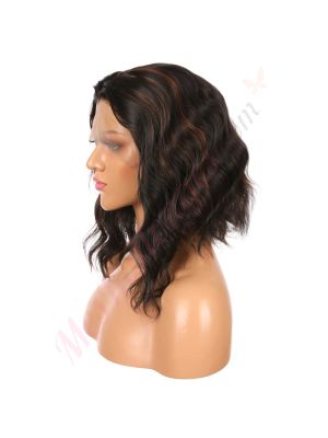 B1707301-v3 - Perruque Courte Cheveux Synthétique Noire  [VENTE FINALE]