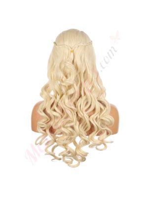 DM1707366-v4 - Perruque Longue Cheveux Synthétique Blonde  [VENTE FINALE]