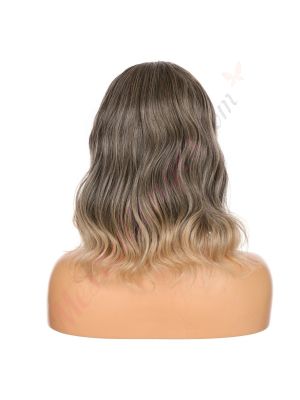 DM1707469-v4 - Perruque Courte Cheveux Synthétique Brunette Ombrée  [VENTE FINALE]