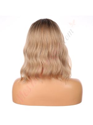 DM2031327-v4 - Perruque Courte Cheveux Synthétique Blonde Dorée  [VENTE FINALE]
