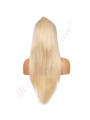 FU1808622-v3 - Perruque Longue Cheveux Synthétique Blonde [VENTE FINALE]