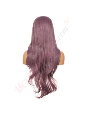 G1707277C-v4 - Perruque Longue Cheveux Synthétique Pastel Mauve  [VENTE FINALE]