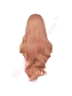 G170731526-v4 - Perruque Longue Cheveux Synthétique Rose Pastel Ombrée [VENTE FINALE]
