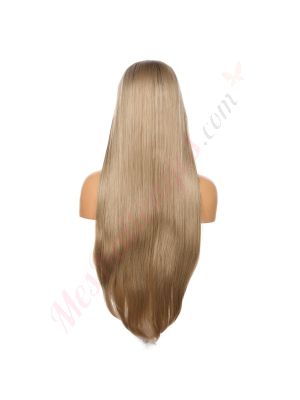 G1707327C-v4 - Perruque Longue Cheveux Synthétique Brunette Pâle  [VENTE FINALE]