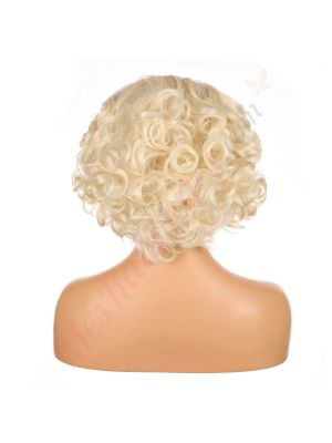 G1707388C-v4 - Perruque Courte Cheveux Synthétique Blonde  [VENTE FINALE]
