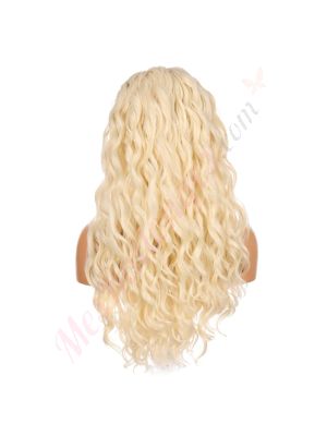 G170740024-v3 - Perruque Longue Cheveux Synthétique Blonde  [VENTE FINALE]