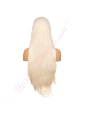 Z1611011C-v4 - Perruque Longue Cheveux Synthétique Blonde [VENTE FINALE]
