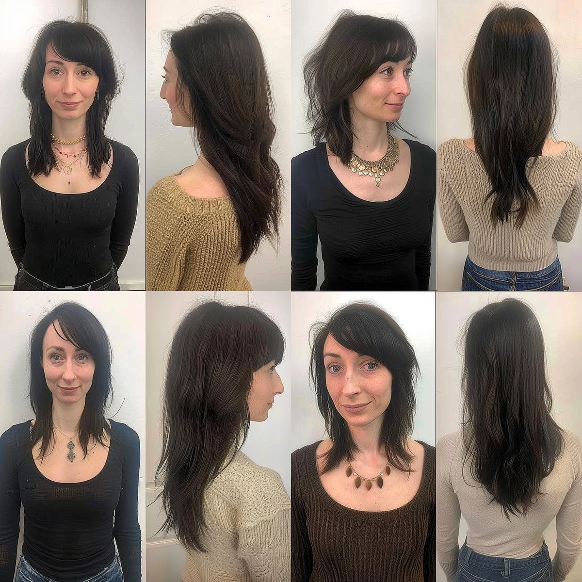 Avant et après extensions cheveux